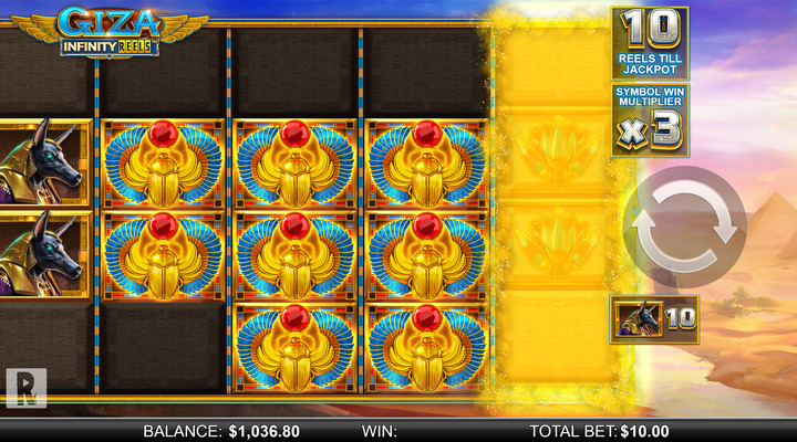Giza Infinity Reels Slot Screenshot
